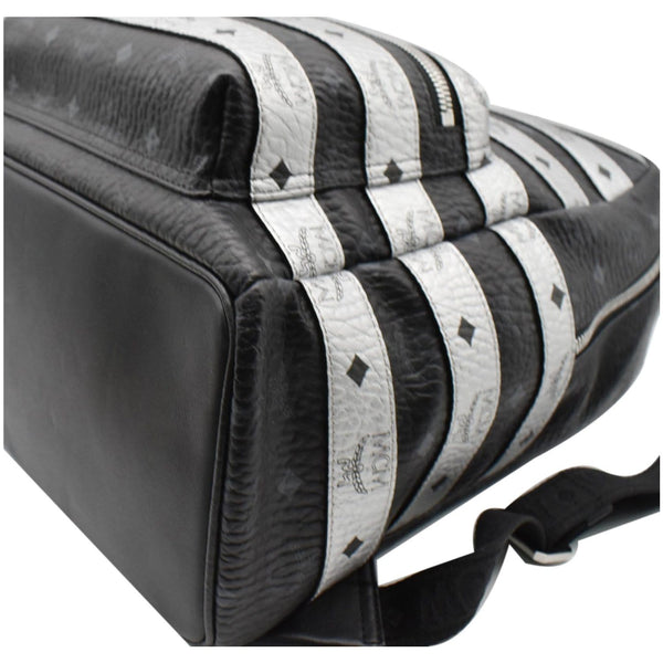 MCM Striped Medium Stark Metallic Visetos Backpack Bag