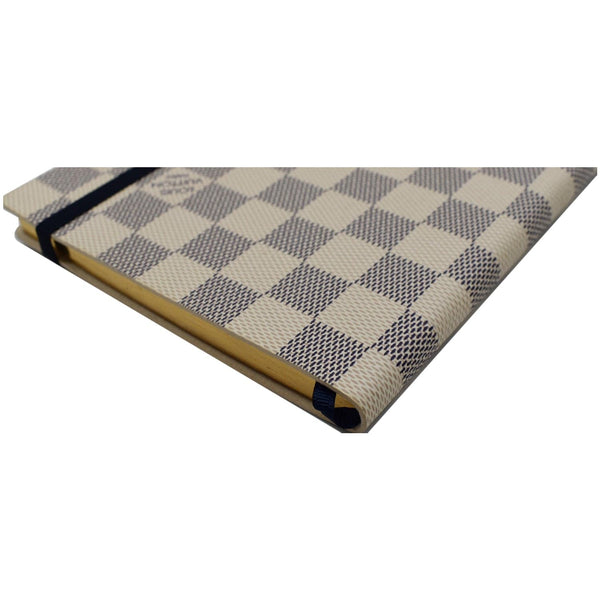 LOUIS VUITTON Damier Azur Flower Gustave Notebook White