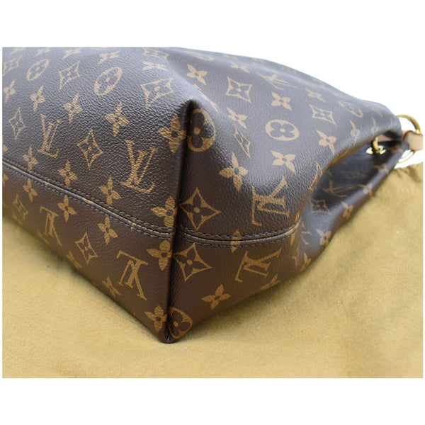 LOUIS VUITTON Graceful MM Monogram Canvas Shoulder Bag Brown