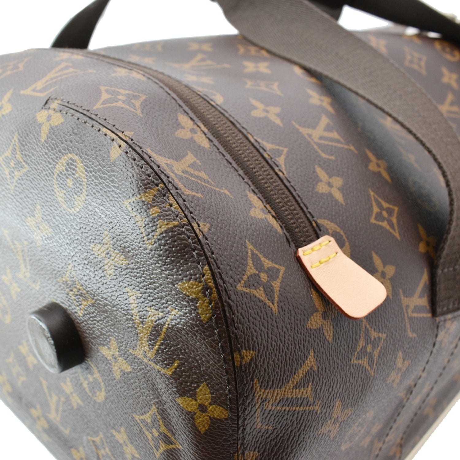 LOUIS VUITTON Horizon Soft 55 Monogram Canvas Rolling Duffle Bag Brown
