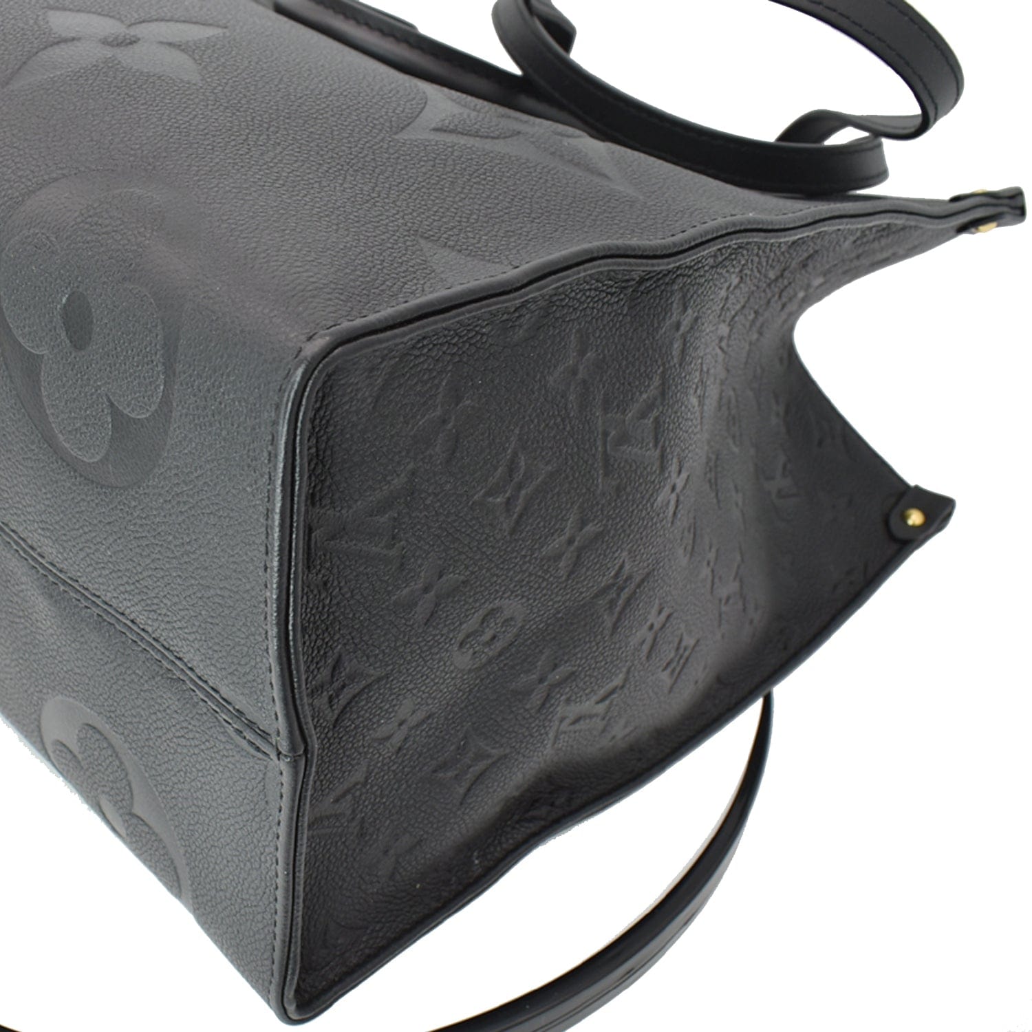 Louis Vuitton Black Monogram Empreinte Leather On The Go GM Bag Louis  Vuitton