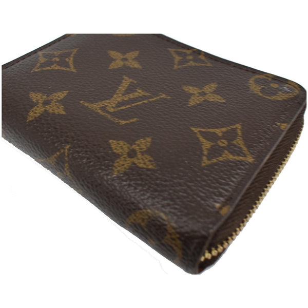 LOUIS VUITTON Monogram Canvas Zippy Coin Purse Brown