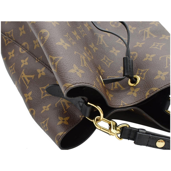 LOUIS VUITTON Neonoe Monogram Canvas Crossbody Bag Brown