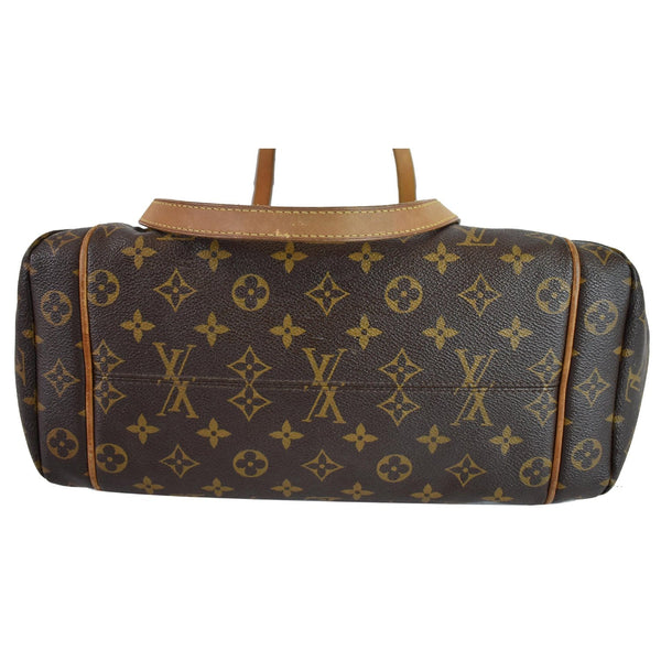LOUIS VUITTON Totally MM Monogram Canvas Shoulder Bag Brown