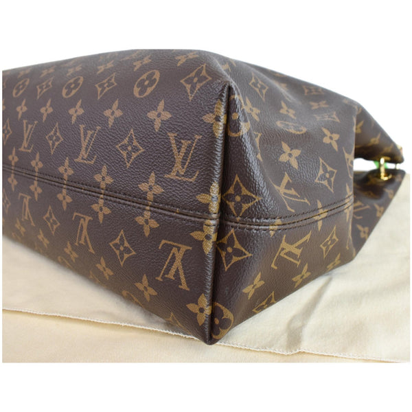 LOUIS VUITTON Graceful MM Monogram Canvas Shoulder Bag Brown