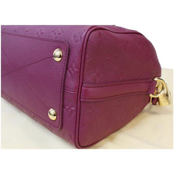 LOUIS VUITTON Speedy 25 Bandouliere Empreinte Leather Shoulder Bag Mulberry