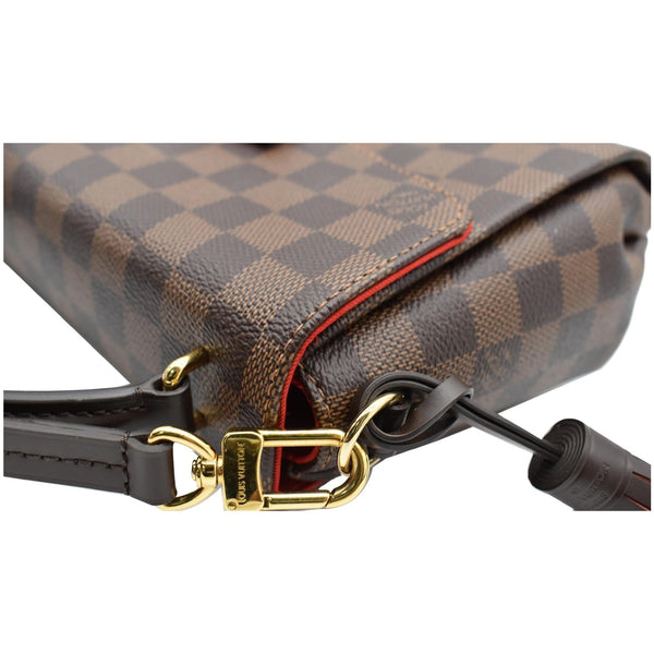 LOUIS VUITTON Croisette Damier Ebene Crossbody Bag Brown