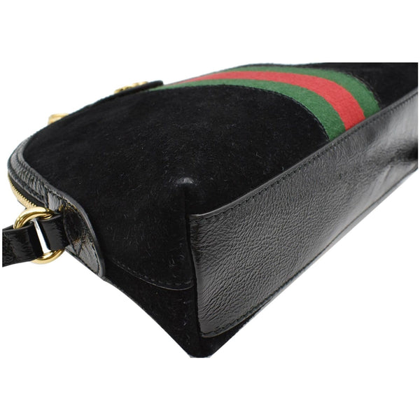 Gucci Ophidia GG Small Suede and Leather Shoulder Bag