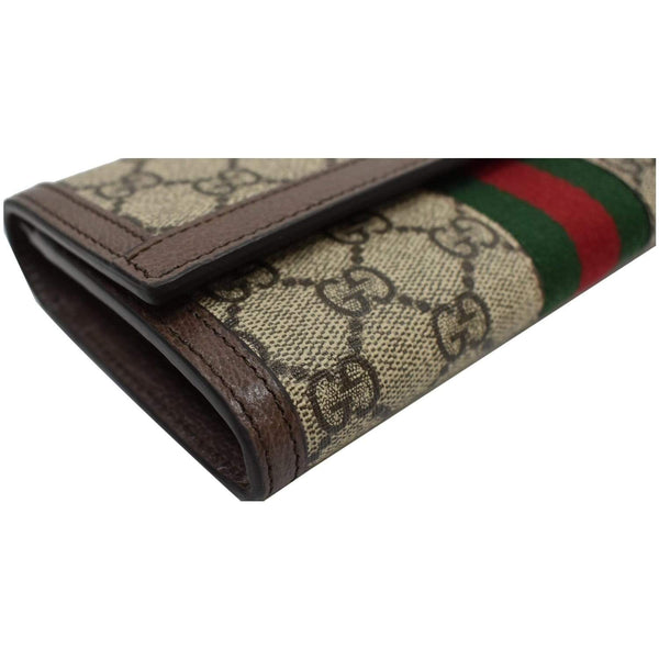 Gucci Ophidia GG Continental Supreme Canvas Pouch