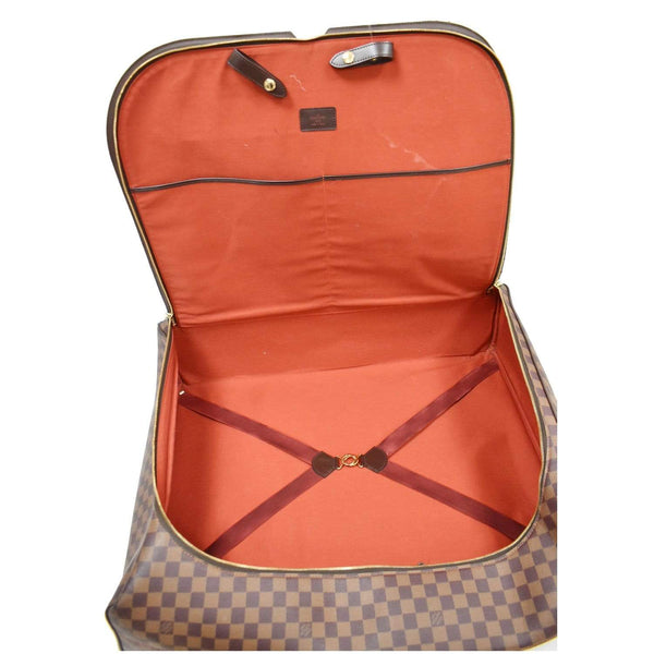 Louis Vuitton Nolita GM Damier Ebene Suitcase inside view