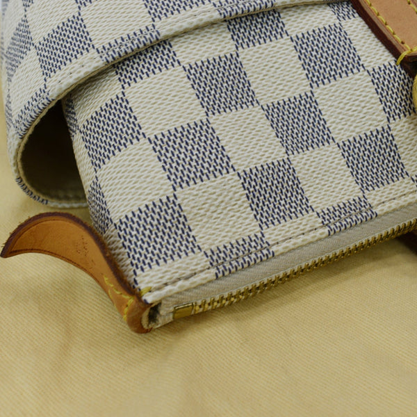 LOUIS VUITTON Totally PM Damier Azur Shoulder Bag White