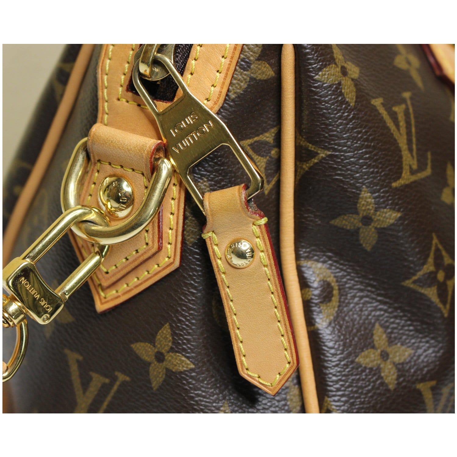 Louis Vuitton Retiro Handbag Monogram Canvas GM Brown 2409791