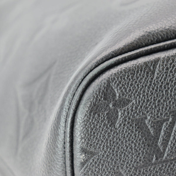 LOUIS VUITTON Neverfull MM Monogram Empreinte Tote Bag Black