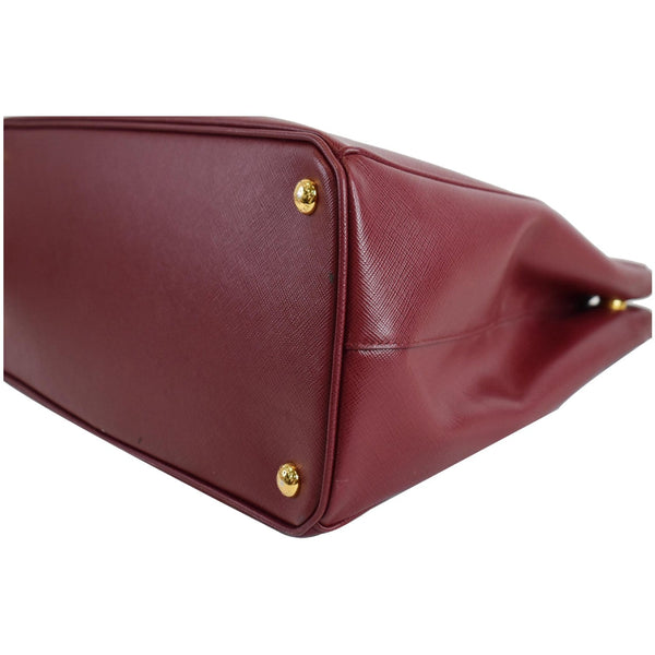 PRADA Lux Large Saffiano Leather Tote Bag Red