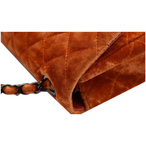 Chanel Small Flap Quilted Velvet Shoulder chain bag