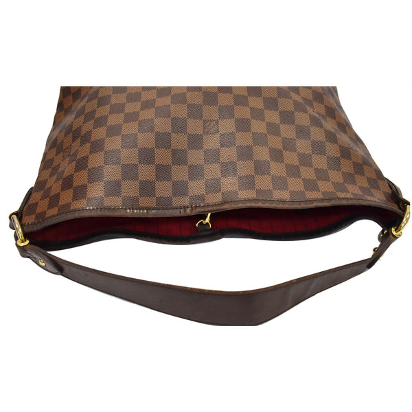 LOUIS VUITTON Delightful MM Damier Ebene Hobo Bag Brown