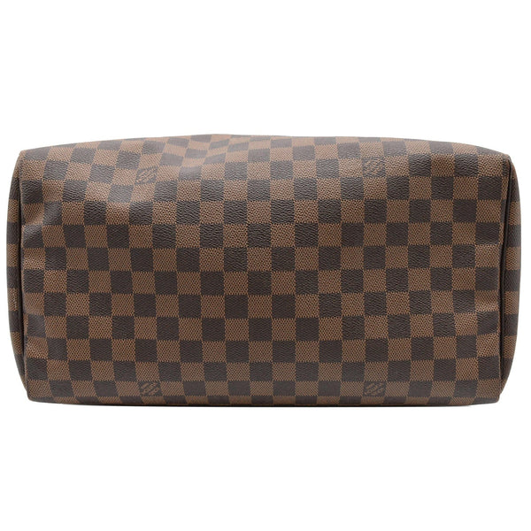 LOUIS VUITTON Speedy 35 Damier Ebene Satchel Bag Brown