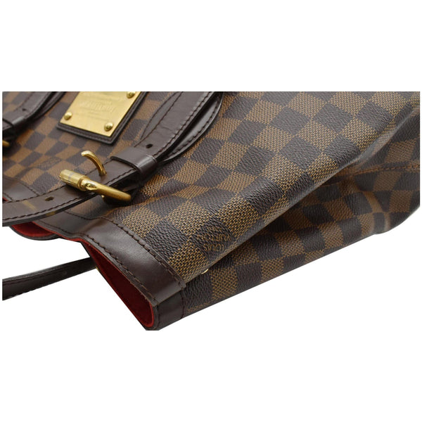 LOUIS VUITTON Hampstead MM Damier Ebene Shoulder Bag Brown