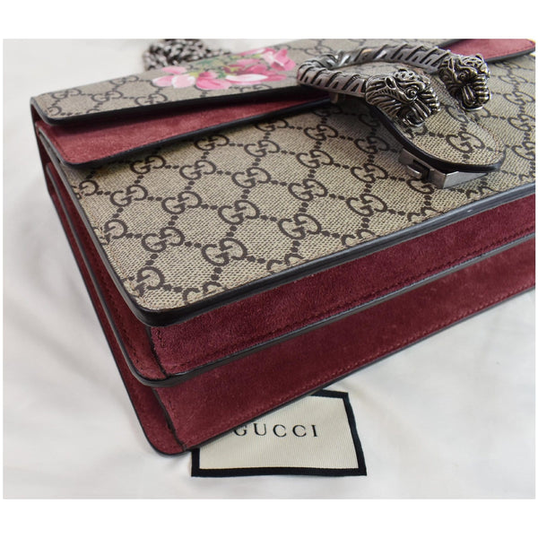 Gucci Dionysus Small GG Blooms Shoulder Bag logo on front