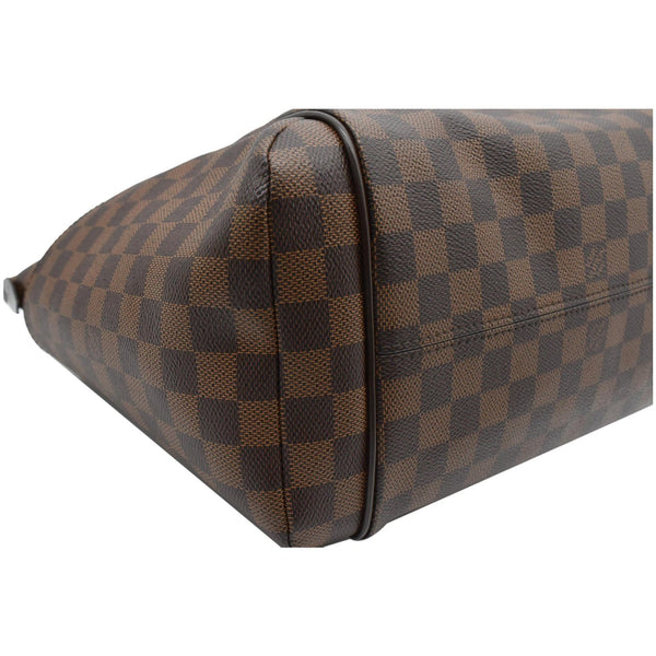 LOUIS VUITTON Totally MM Damier Ebene Shoulder Bag Brown
