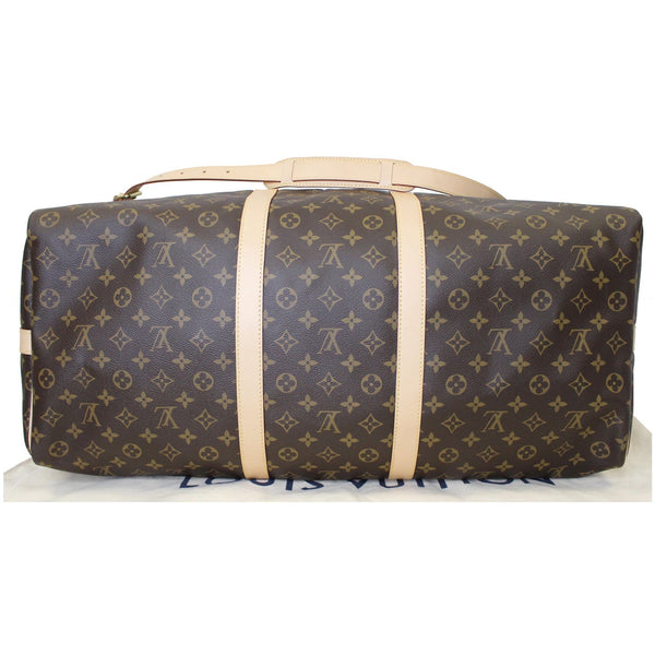 Louis Vuitton Keepall 60 Bandouliere Canvas Travel Bag leather 