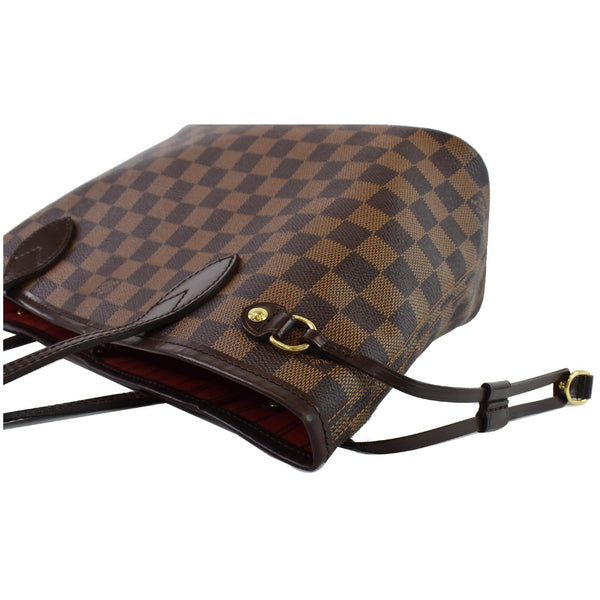 LOUIS VUITTON Neverfull PM Damier Ebene Shoulder Bag Brown