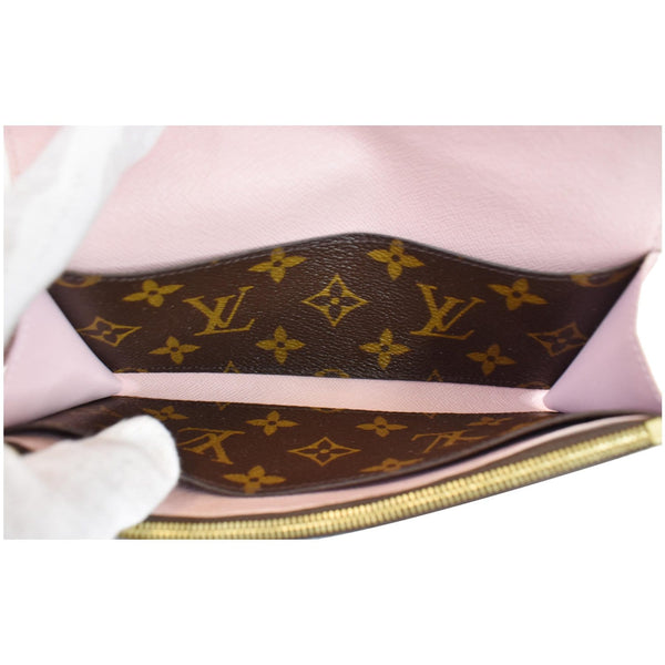 Louis Vuitton Emilie Canvas Interior Wallet Women