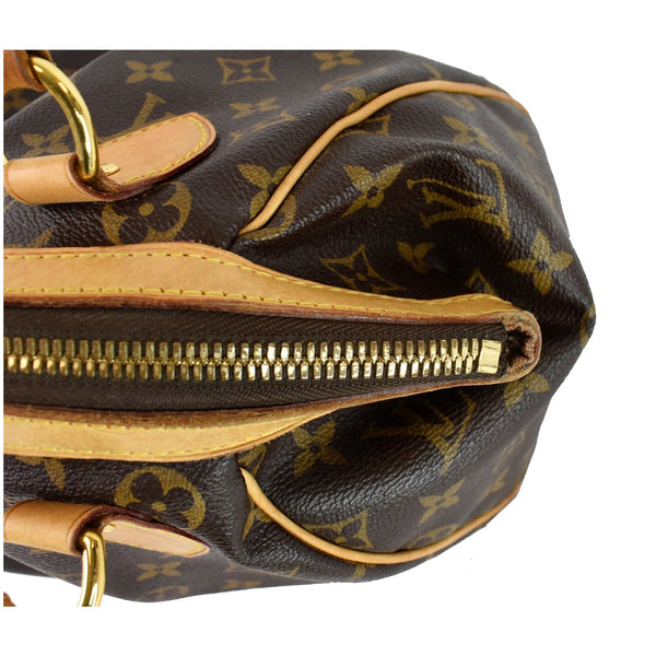 Louis Vuitton Tivoli PM Monogram Canvas Satchel Bag side peview