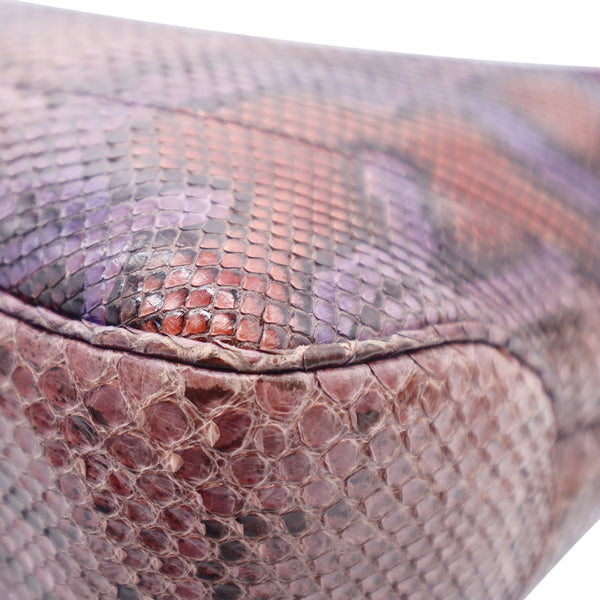 Gucci Jackie Medium Python Shoulder Bag Purple  - DDH