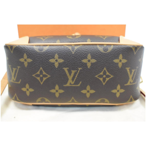 LOUIS VUITTON Deauville Mini Monogram Canvas Shoulder Bag Brown