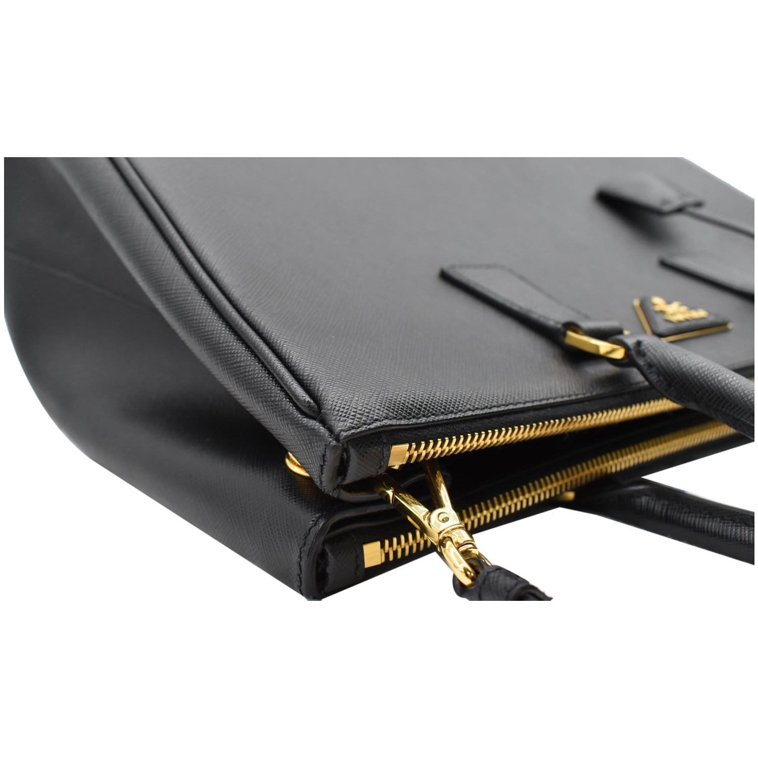 Prada Galleria Saffiano Leather Tote - Black - Bags & Luggage