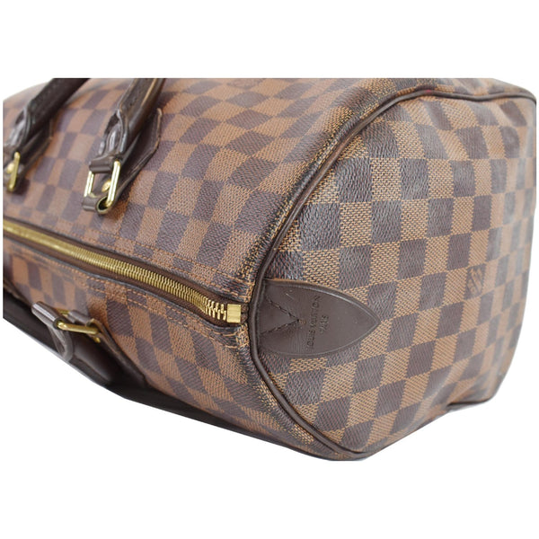 LOUIS VUITTON Speedy 35 Damier Ebene Satchel Handbag Brown