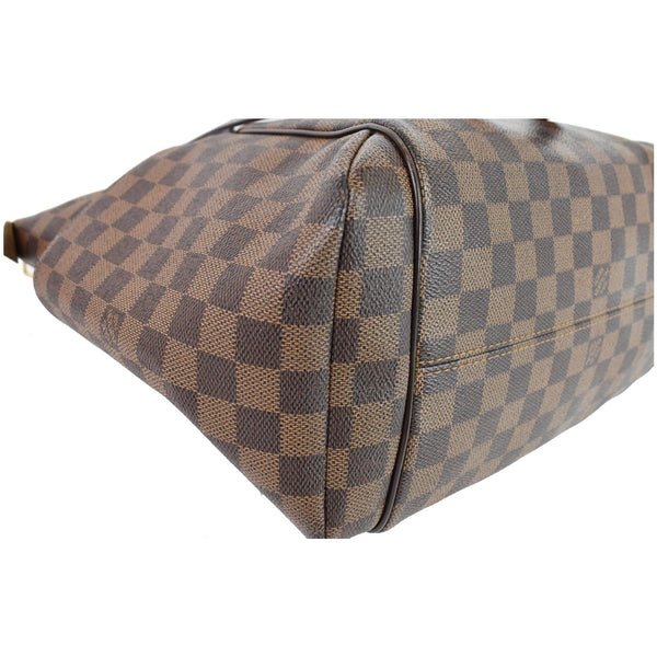 LOUIS VUITTON Totally MM Damier Ebene Shoulder Bag Brown