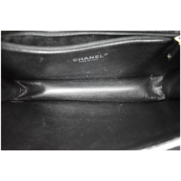 Chanel Beauty Lock Mini Flap Quilted Sheepskin Leather Bag inside