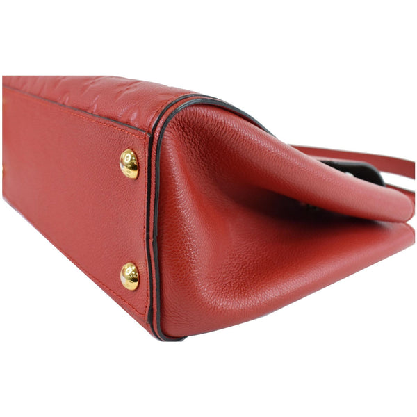 LOUIS VUITTON Trocadero Monogram Empreinte Leather Shoulder Bag Red