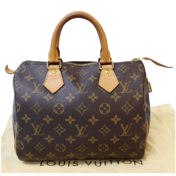 Louis Vuitton Speedy 25 Monogram Canvas Exterior Bag 