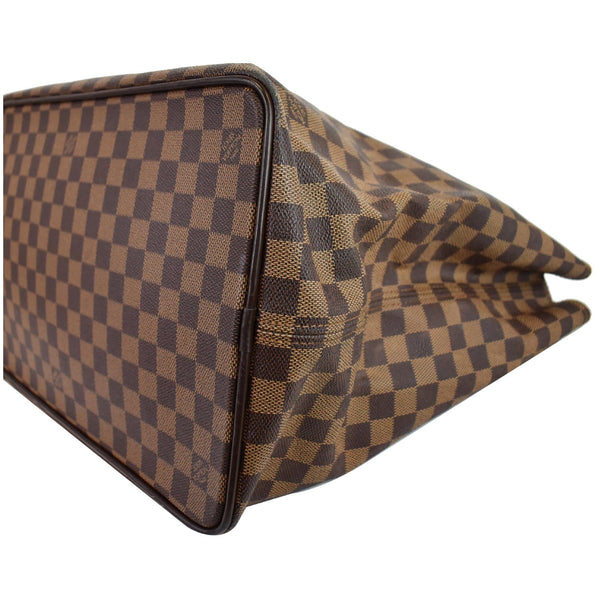 Louis Vuitton Greenwich PM Damier Ebene Travel Tote Bag - brown seams