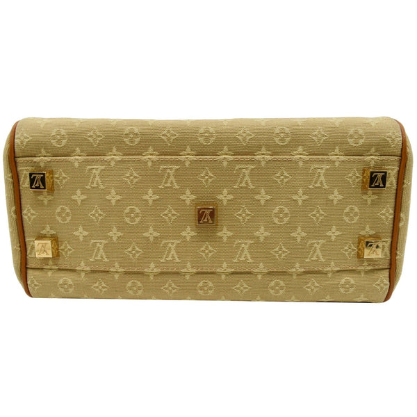 LOUIS VUITTON Josephine PM Mini Lin Monogram Canvas Satchel Bag Beige