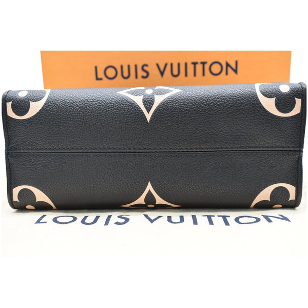 LOUIS VUITTON Onthego PM Bicolor Monogram Empreinte Shoulder Bag Black
