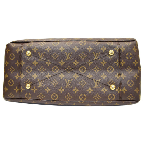 LOUIS VUITTON Artsy MM Monogram Canvas Shoulder Bag Brown