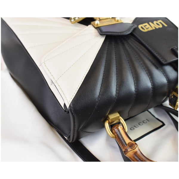 GUCCI Queen Margaret Quilted Leather Bee Backpack Bag Multi 476664