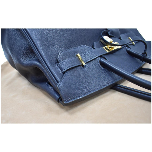 Hermes Birkin 35 Black Togo Leather Tote Bag Black - side preview | DDH