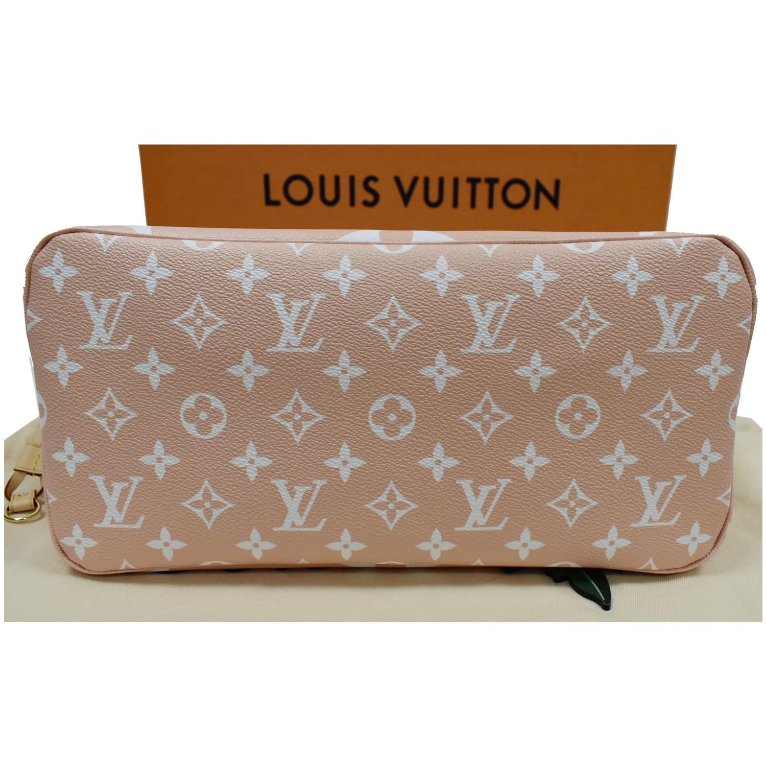 Louis Vuitton Peach Mist Brume Neverfull MM Tote Bag 146lvs430