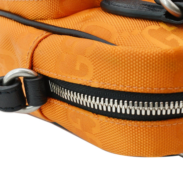 GUCCI Off The Grid Nylon Monogram Shoulder Bag Orange 625850