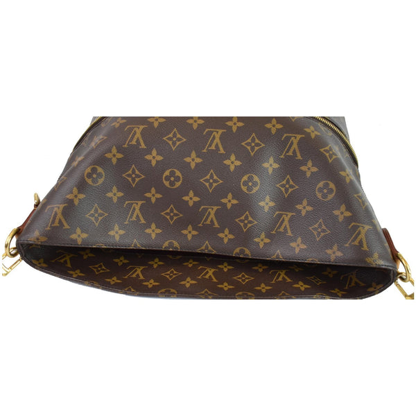 Louis Vuitton Melie Monogram Canvas Hobo Shoulder Bag - top opened 