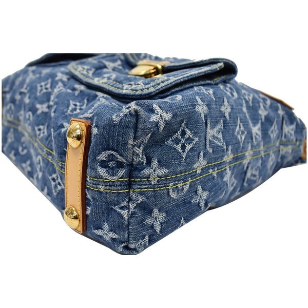 Louis Vuitton Baggy GM Monogram Denim Hobo Bag Blue- corner preview