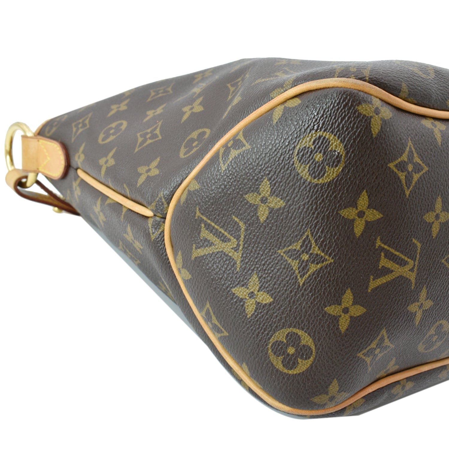Delightful cloth handbag Louis Vuitton Brown in Cloth - 25192591