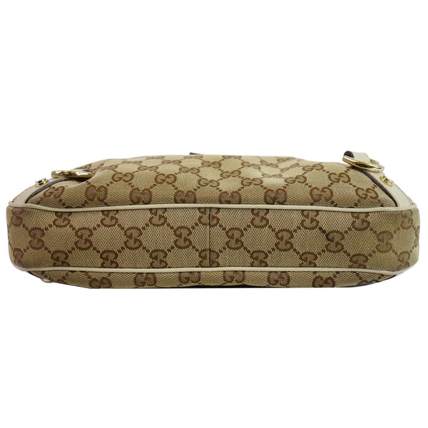 GUCCI Abbey GG Canvas D Ring GG Canvas Hobo Bag Beige 130738
