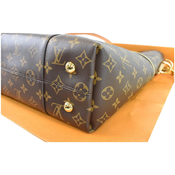 LV Melie Monogram Canvas Bag bottom corner
