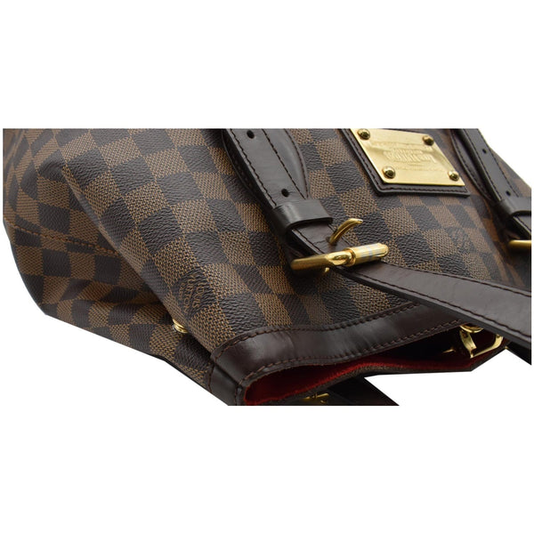 LOUIS VUITTON Hampstead GM Damier Ebene Shoulder Bag Brown